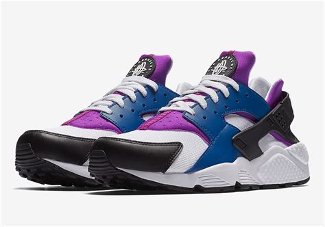 nike huaraches pink blau weiß|Nike Huarache pink and purple.